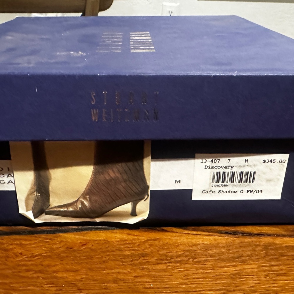 Stuart Weitzman Cafe Shadow Ankle Booties